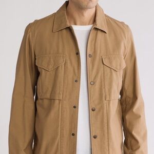 Men's Tan shirt Jacket